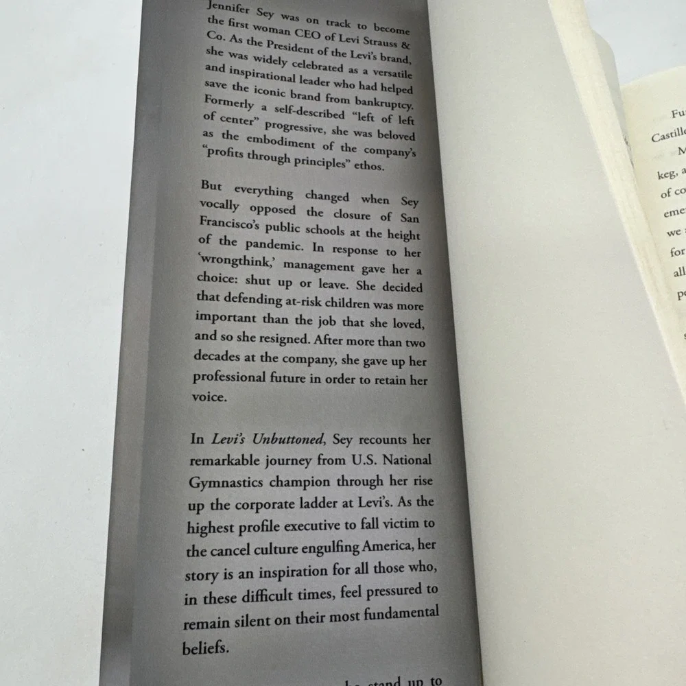 Levi's Unbuttoned: The Woke Mob Took- Sey, 9781958682241, hardcover